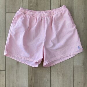 Polo Sport Swim Suit Pink & White Striped Seersucker Men’s XL